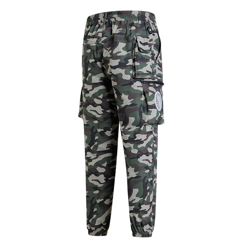 Cross-border summer fan pants, air-conditioning work pants, fishing cooling and heat-proof pants, wear-resistant outdoor work pants, factory direct sales. - Image 5
