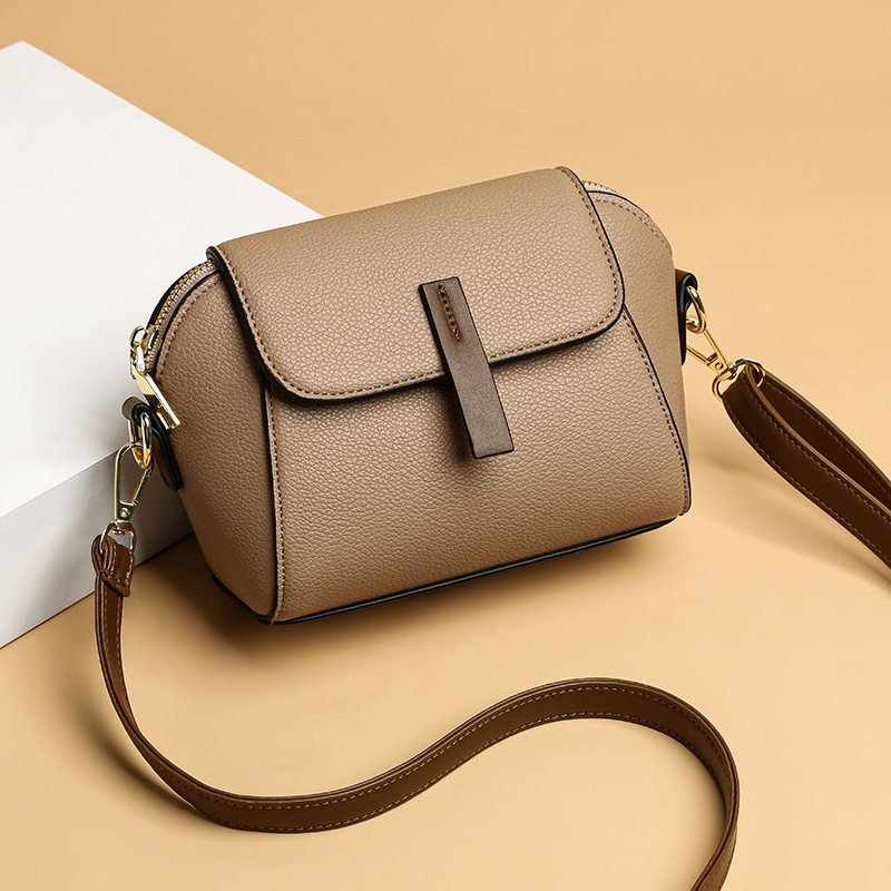 Bags 2024 autumn new style bags trendy crossbody bags soft leather small bags fashionable versatile niche one-shoulder popular women's bags - Image 3
