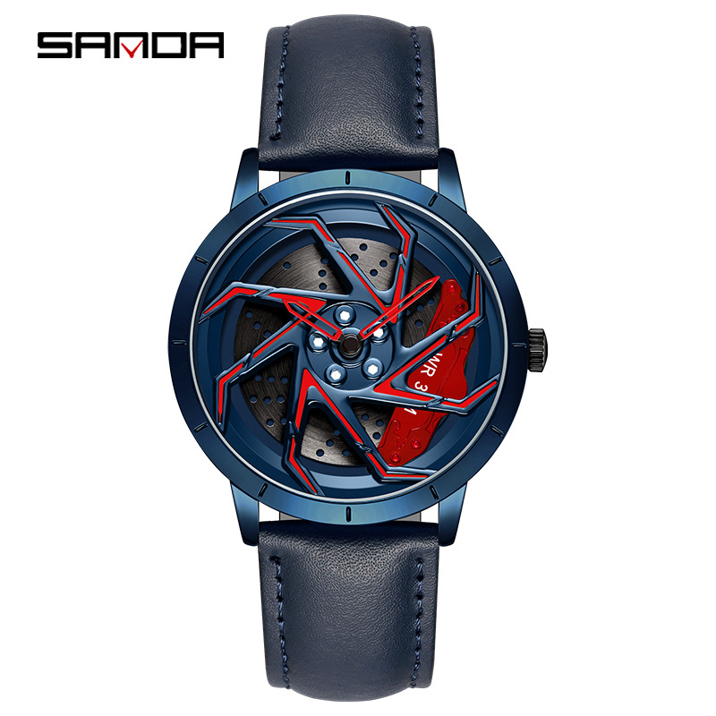 Sanda new 1088 mesh strap youth personality fashion trend waterproof student male quartz watch factory wholesale - Image 21