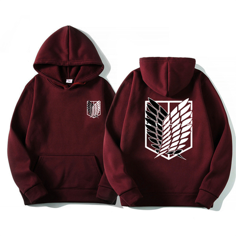 2023 Attack on Titan printed hoodie sweatshirt - Image 7