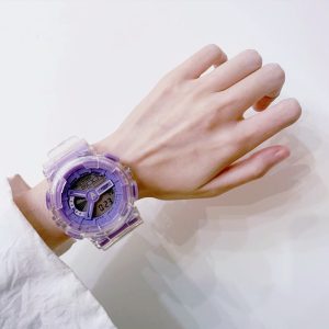 Ins style unicorn watch, transparent color multi-functional waterproof sports electronic watch, Harajuku style student watch