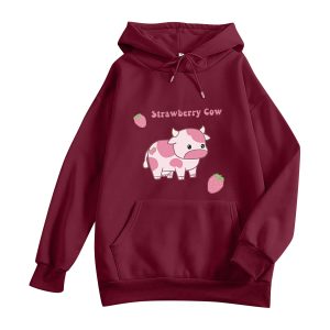2023 foreign trade pattern printed long-sleeved top hooded sweatshirt