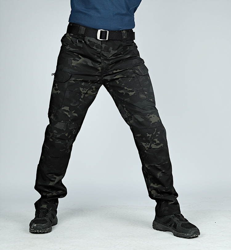 iX7 multi-pocket special forces assault pants 65 35 scratch-resistant tactical trousers large size outdoor overalls - Image 3
