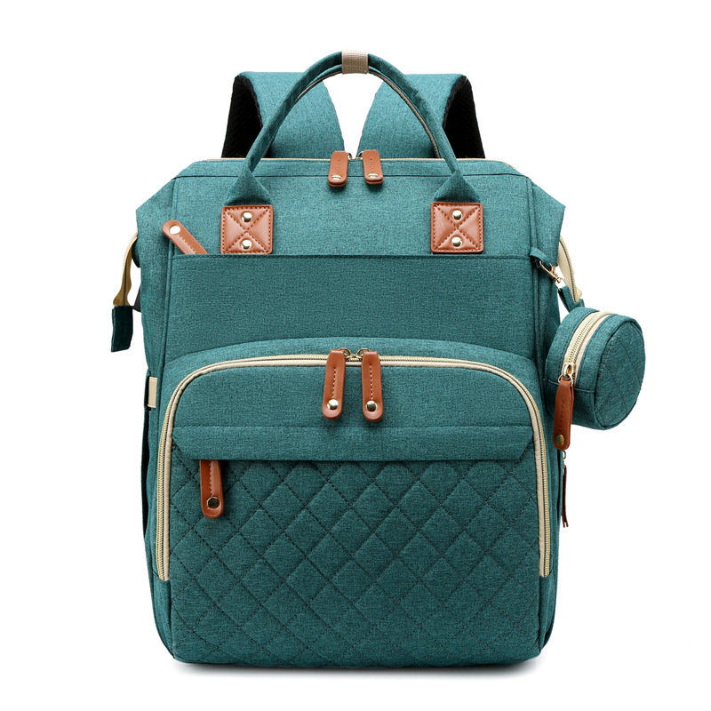 New summer portable crib mother and baby bag that can hang stroller, bottle, diaper bag, large capacity backpack mommy bag - Image 11