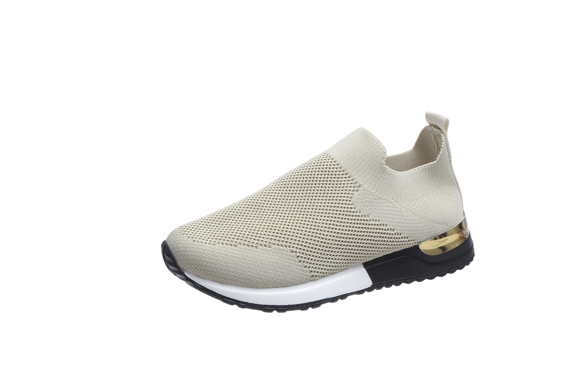 2022 Spring New Large Size Foreign Trade Women's Shoes Casual Sports Style Color Matching Sequins Lightweight Breathable Slip-on Shoes for Women - Image 6