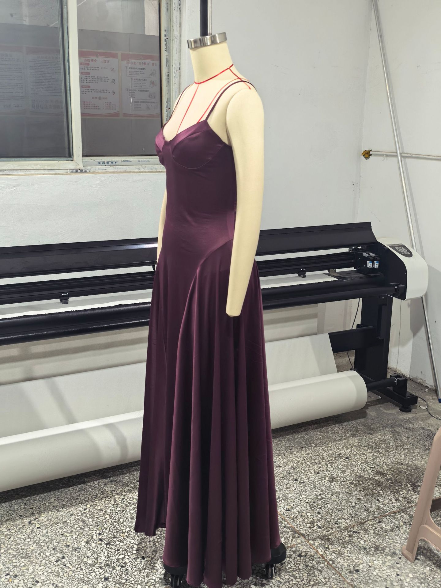 Women's Satin Strapless Bodycon Dress - Image 31