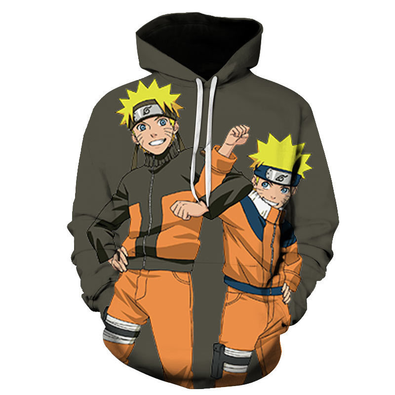 Naruto Digital 3D Printing Adult Hoodies Pullover Sweatshirt - Image 11