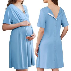 Modal Maternity Nursing Dress