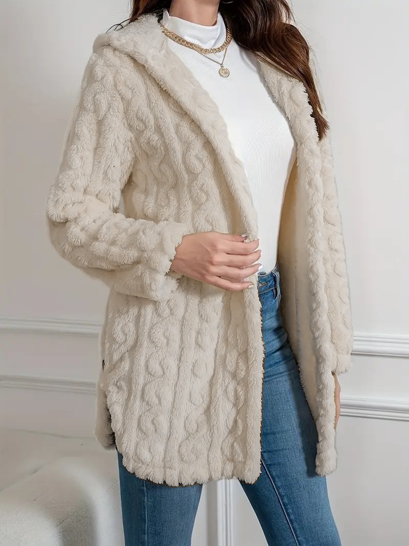 Women's Hooded Fleece Cardigan - Image 15