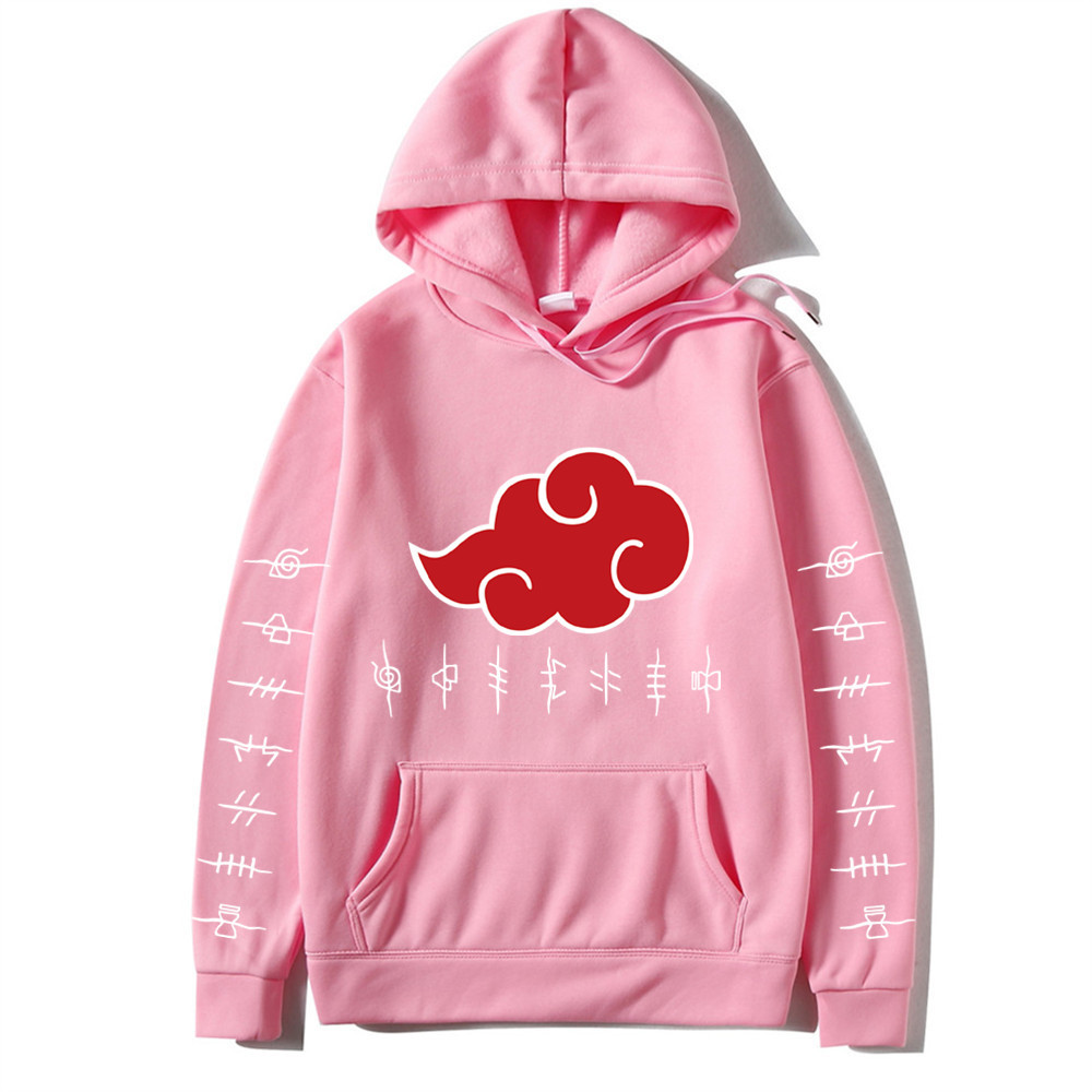Naruto Printed - Adult Hoodies with White Letters on Sleeves - Image 11