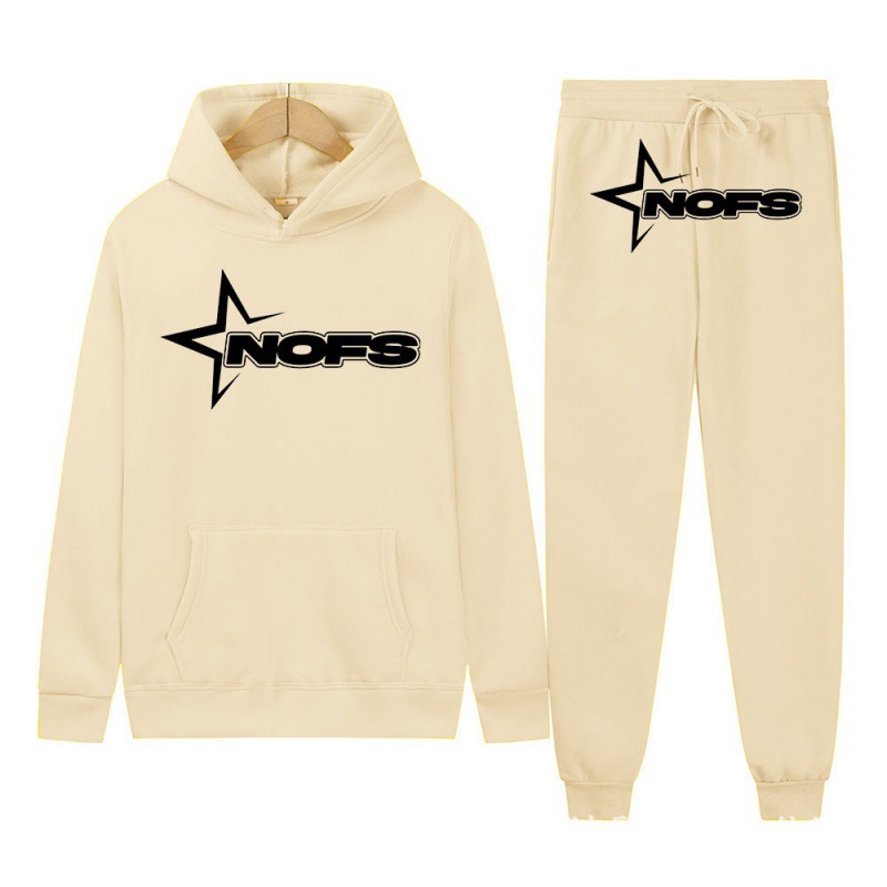 2024 Y2K new NOES hoodie set sweatshirt two-piece gothic punk rock clothing streetwear - Image 15