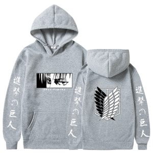 Japanese anime Attack on Titan hooded sweatshirt sweatshirt jacket for men and women