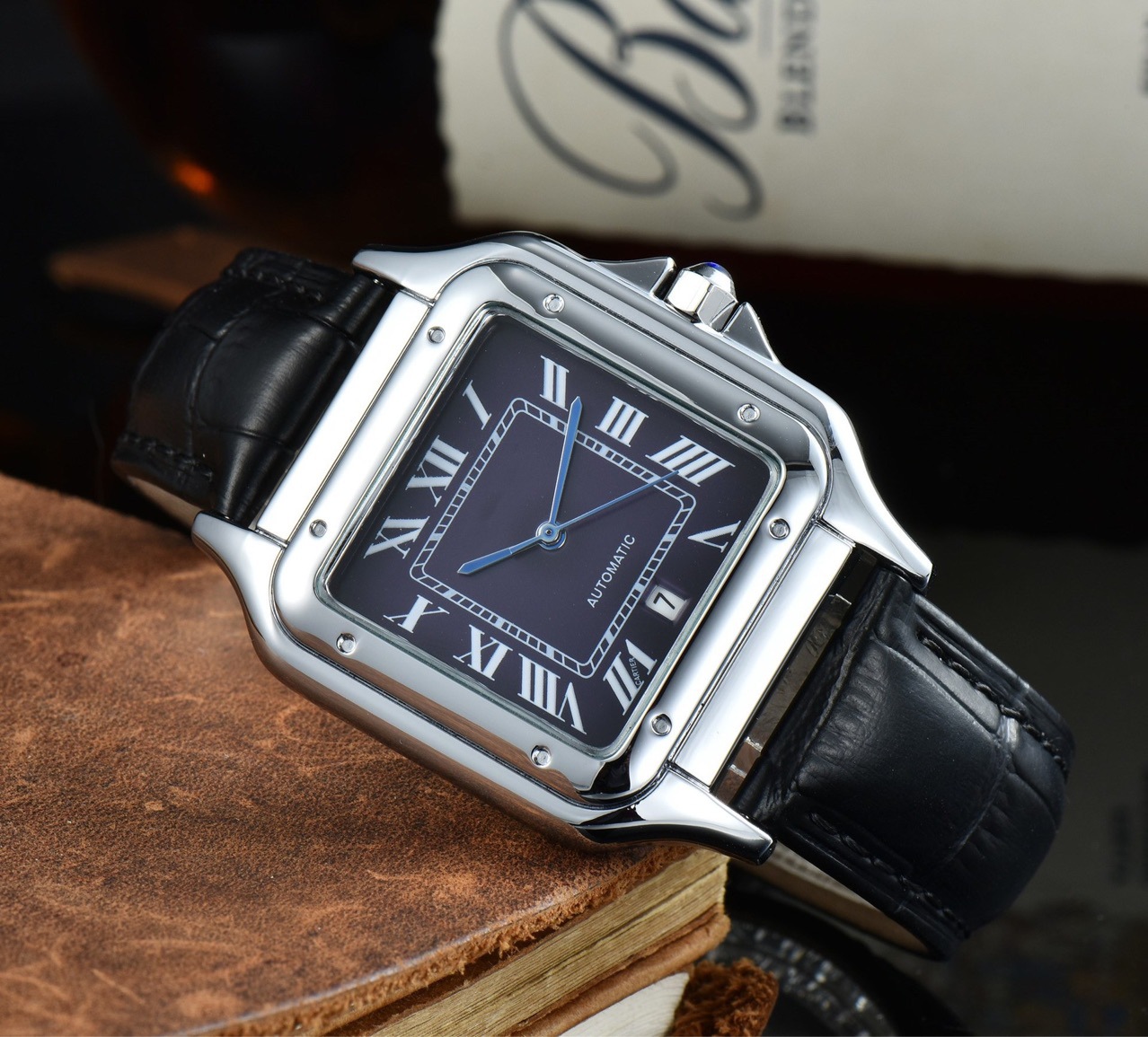 Foreign trade wish AliExpress Amazon Hot sale business men's belt watch factory direct sales one piece can be shipped - Image 6