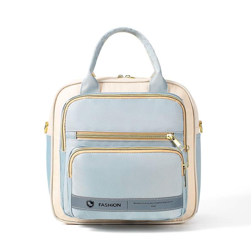 Mommy bag high quality fashion multifunctional large capacity mother and baby bag for traveling can be cross-body double back mommy bag - Image 5