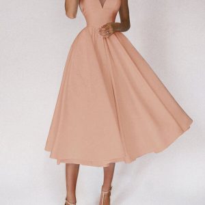 2023 spring and summer new cross-border AliExpress Amazon European and American women's multi-color suspenders sexy big swing dress
