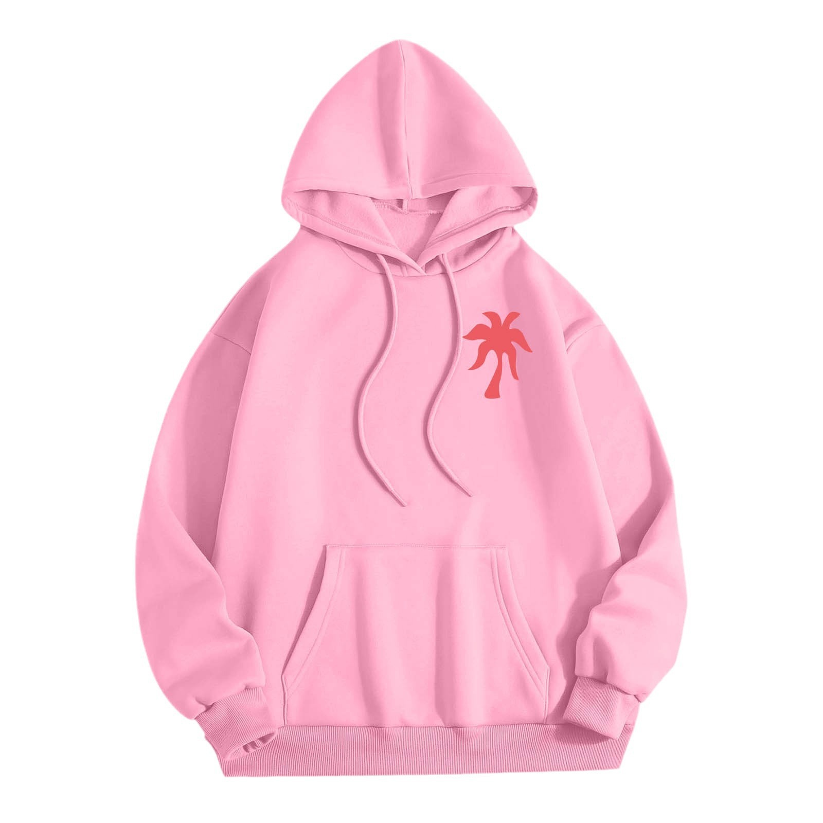 2024 New European Size Women's Drop Shoulder Sleeve Thread Chasing Sunsets Brand Sweatshirt Hoodie Print - Image 5