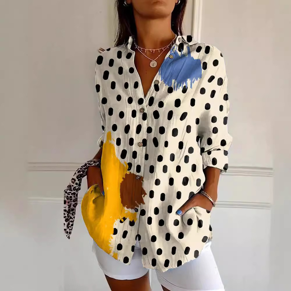 2024 New Women's Long Shirt, Summer European and American Trendy Short-Sleeve Floral Print 3D Short Sleeve Fashion - Image 4