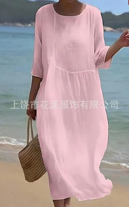 Women's Printed Long-Sleeve Dress - Image 7