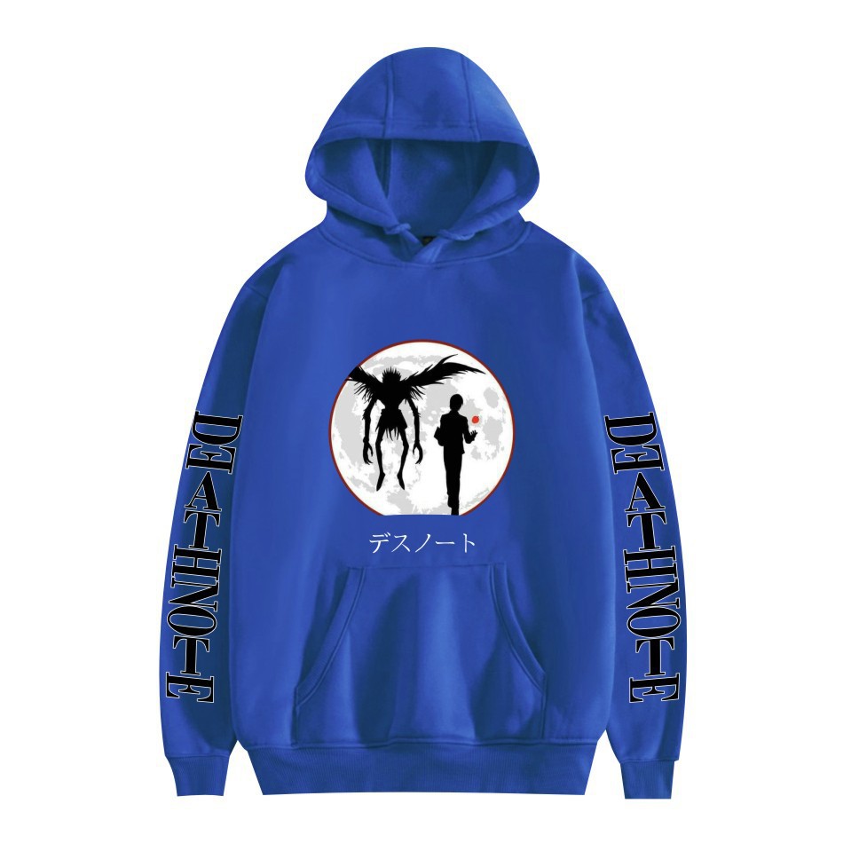 Death Note Hoodie Sweatshirt Pocket Velvet Loose Sweatshirt Winter fo man and women - Image 3