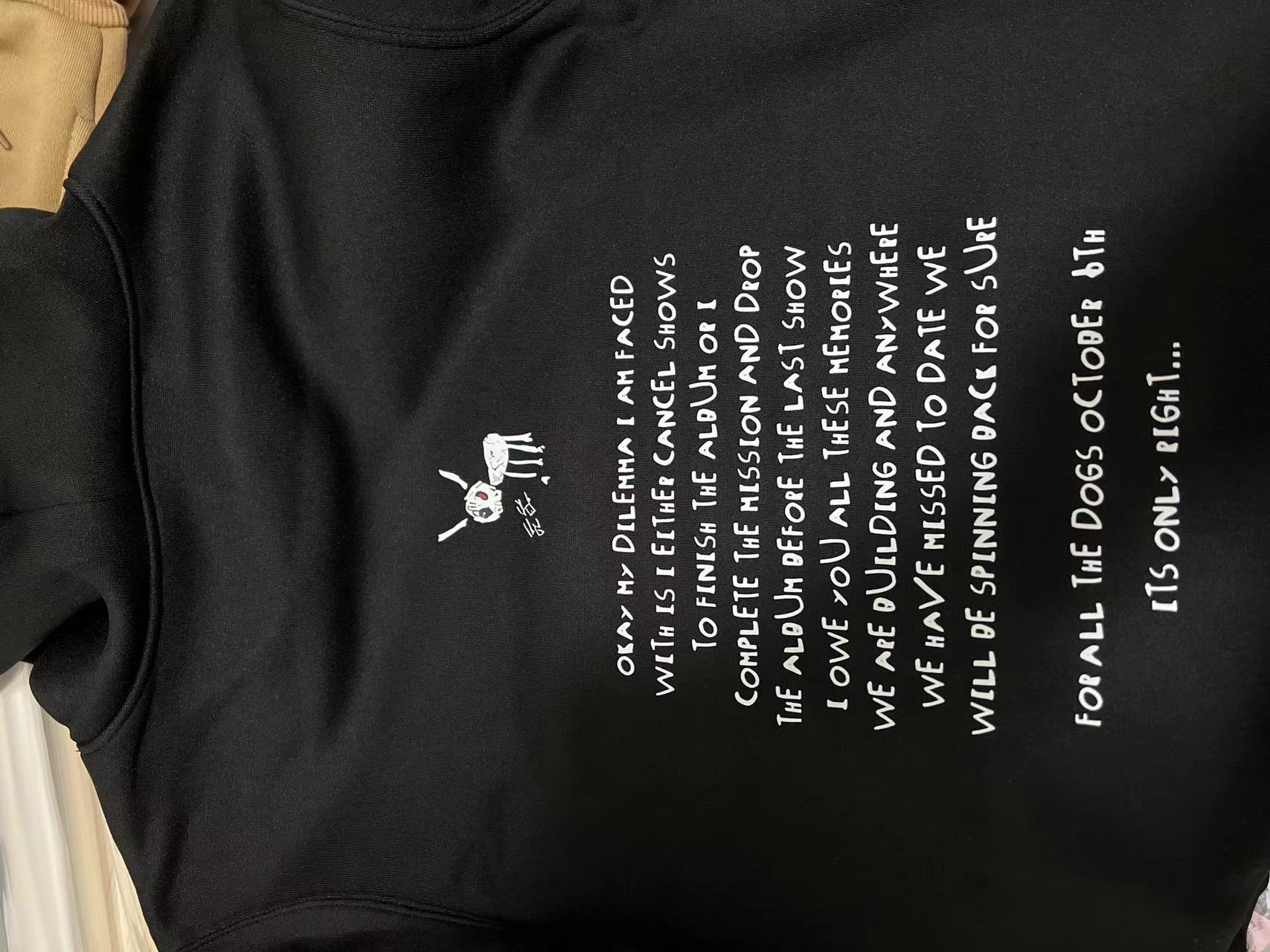 2024 New Rapper Drake for All The Dogs Letter Hoodie Men's Hi - Image 13