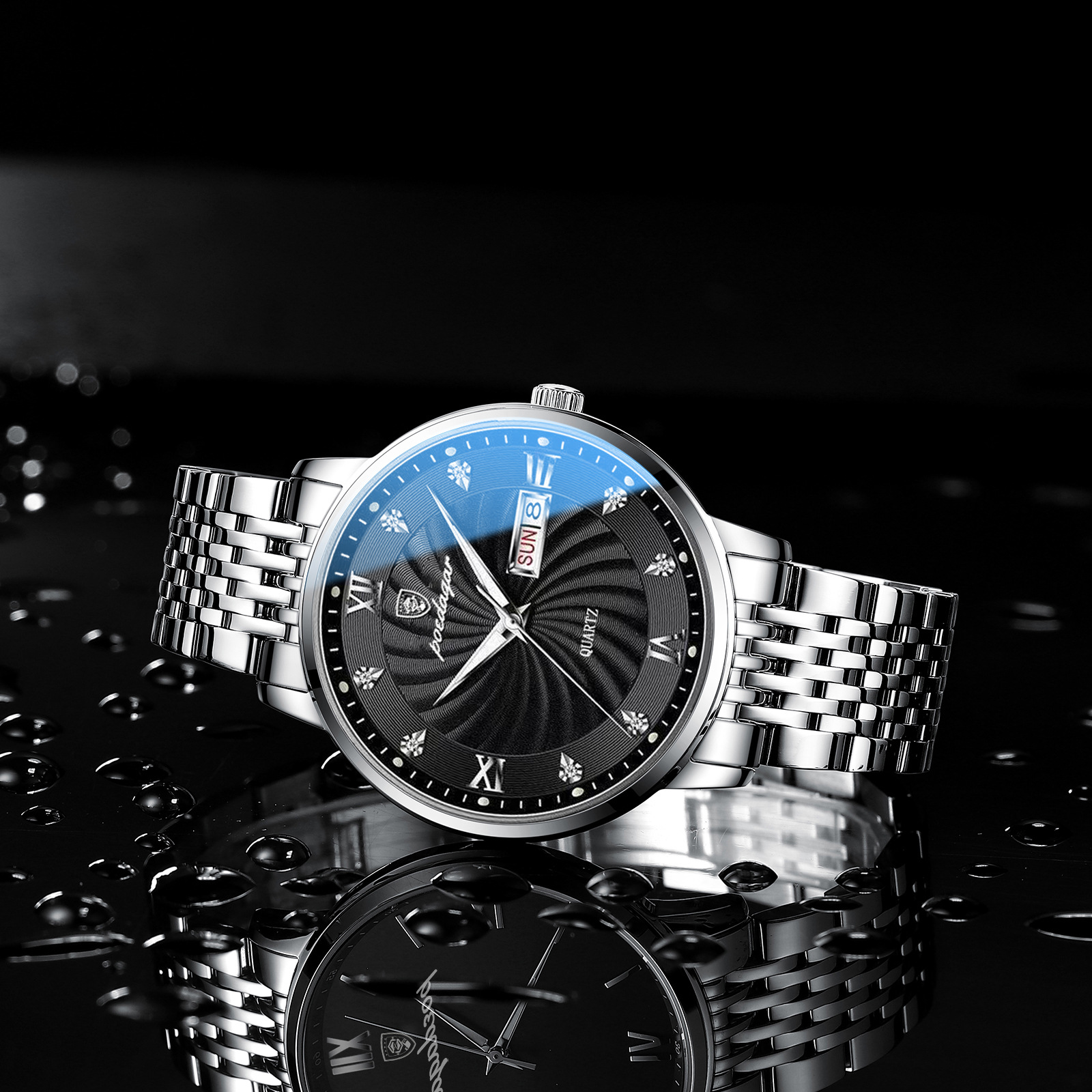 Foreign trade AliExpress hot style Perdauge Swiss certified imported waterproof luminous men's watch student Korean version trend - Image 5