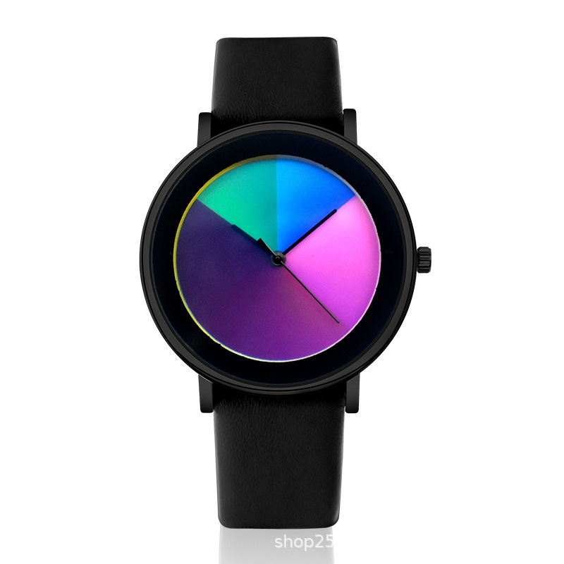 Cross-border exclusively for color-changing watches for women fashion girls niche personality creative quartz watch waterproof foreign trade explosion wholesale - Image 2