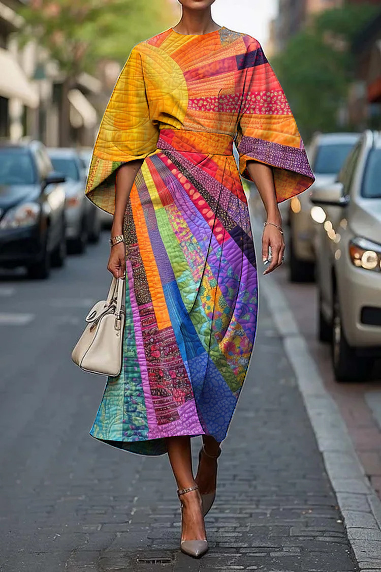 2025 Amazon Cross-Border Independent Station Floral Ocean Timeless Elegant Dress E439 Women's Dress - Image 33