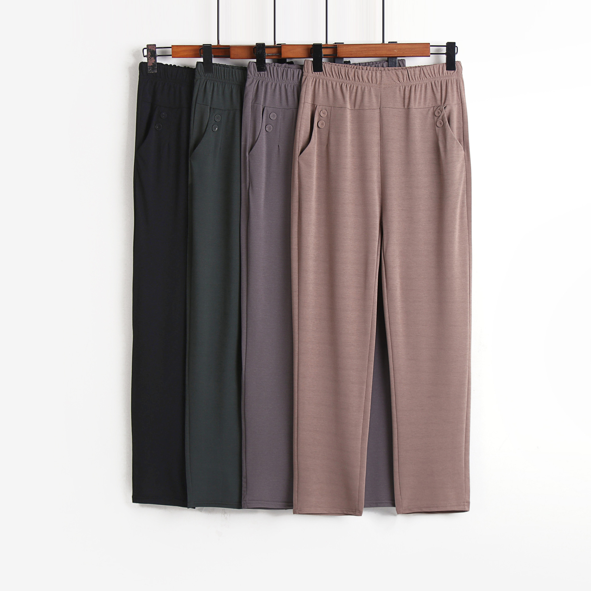 2022 Factory direct sales of middle-aged and elderly women's trousers with small feet that mothers like grandma like, wholesale street stalls, summer models - Image 7