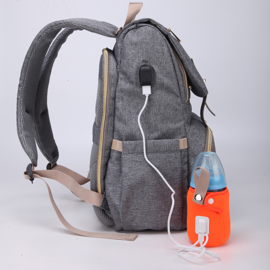 Cross-border hot selling large capacity mommy bag multi-pocket backpack multi-function waterproof maternity mother and baby bag outing bag - Image 4