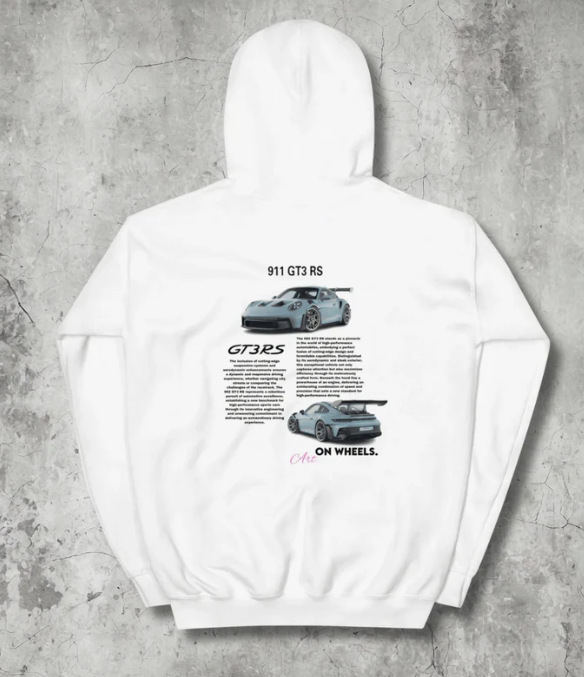 StreetcarHoodiePrintsMen Car Print Trendy Hoodie Loose Casual Versatile Hoodie - Image 49