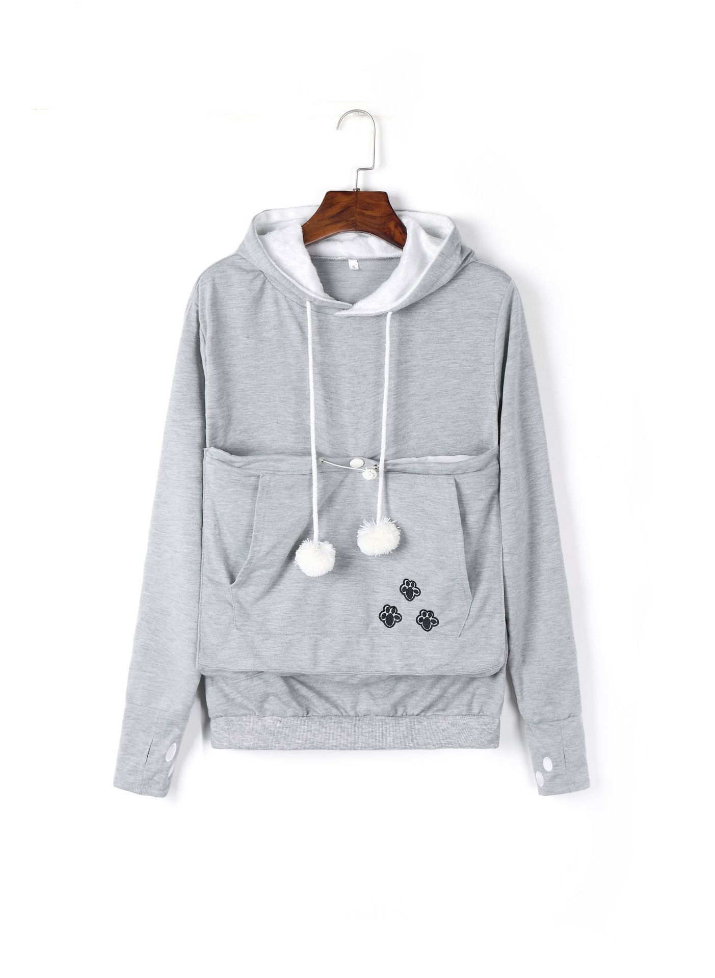 Cross-border popular hooded sweatshirts for women, loose European and American style, plus velvet pullover sweatshirts for women, autumn and winter large size jackets for women, autumn and winter - Image 12