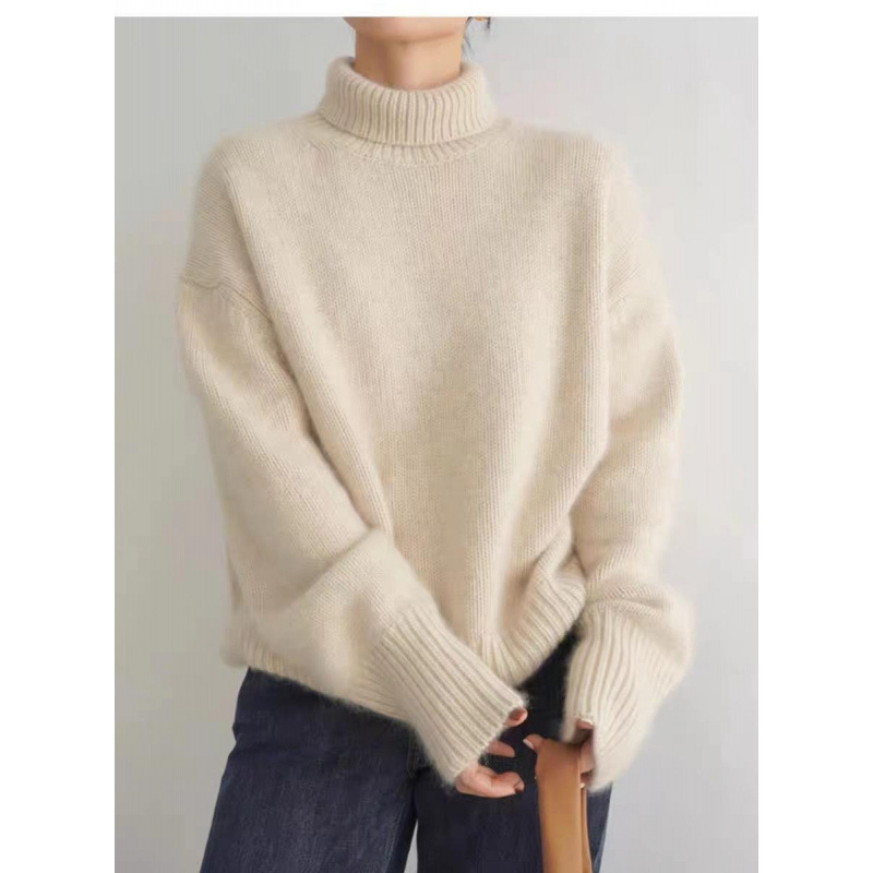 New autumn women's long-sleeved knitted sweater, Korean style, inner layer autumn top, women's knitted cardigan - Image 5