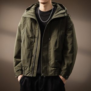 Men's Hooded Cotton-Padded Jacket