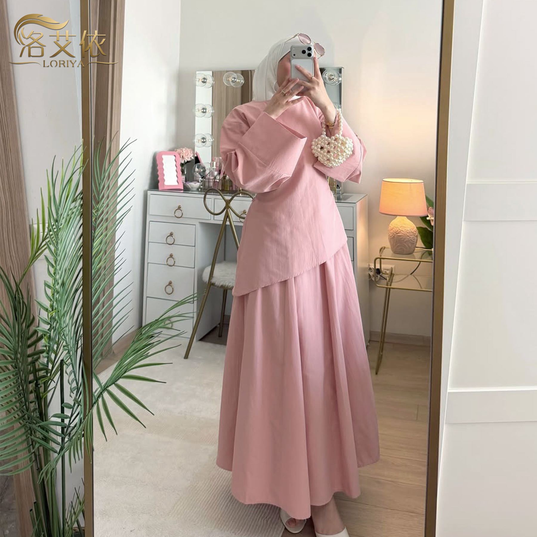 Loriya Plus Size Dress, Chinese Style Commuter Women's Clothing LR1313