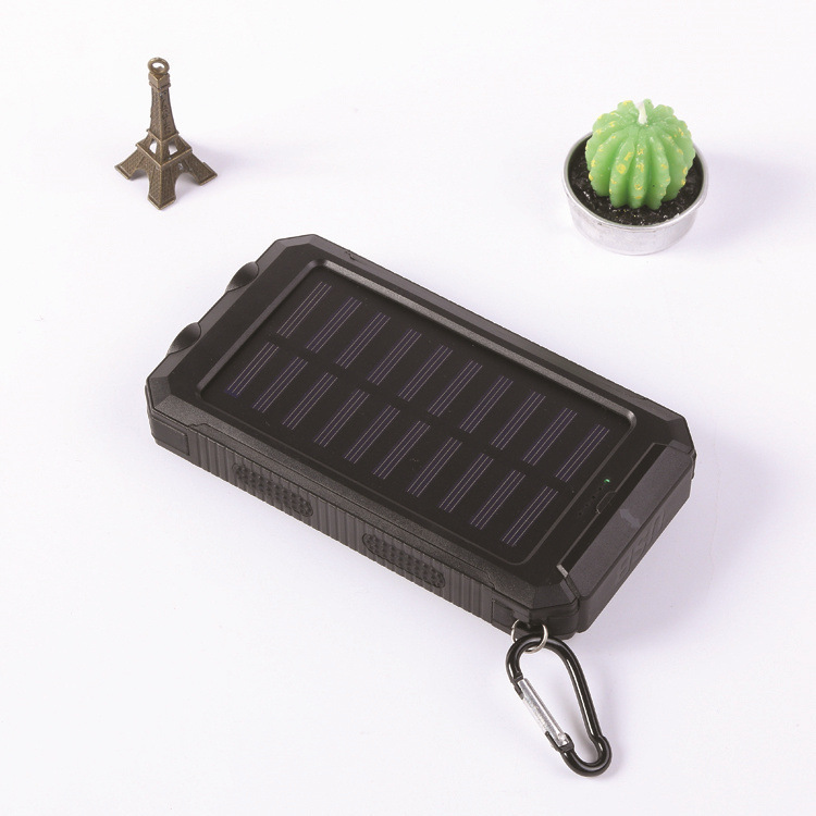 Wholesale foreign trade outdoor waterproof solar power bank 20000mah large capacity compass mobile power cross-border - Image 10