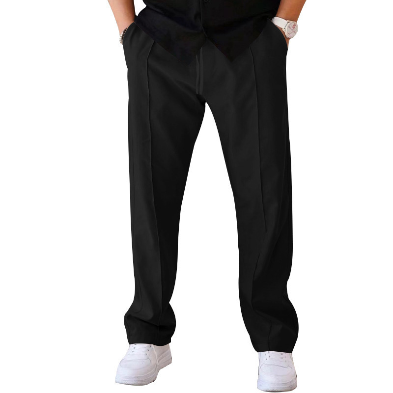 2025 new cross-border trousers men's spring and summer loose straight sports casual trousers American oversize trousers - Image 7