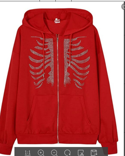 2021 European and American new hoodie sweatshirt women's loose street sports zipper cardigan y2k jacket women - Image 11