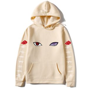 Naruto printed  spring and autumn hoodies-with white letters on sleeves