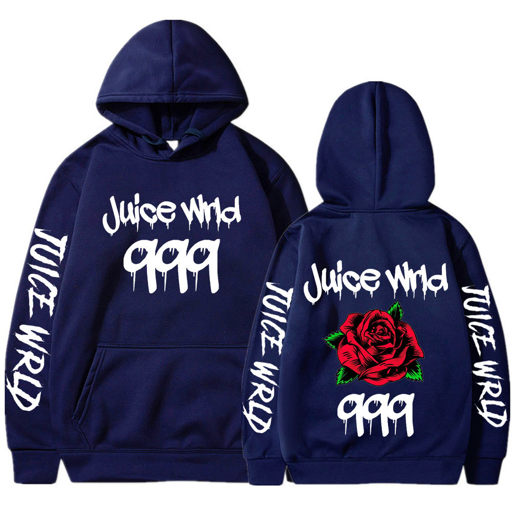 Cross-border source of supply AliExpress best selling dark style rose European size street trend hoodie sweatshirt for men - Image 7