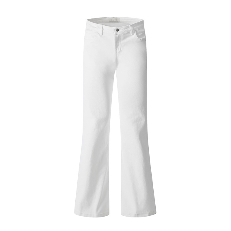 2025 new American vibe pants men's autumn high street flared black jeans boys slim straight versatile - Image 3