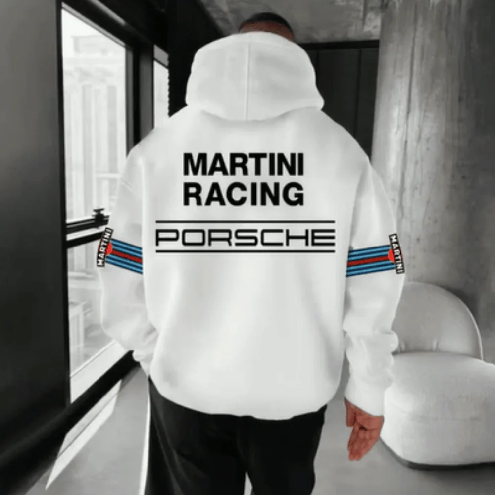 StreetcarHoodiePrintsMen Car Print Trendy Hoodie Loose Casual Versatile Hoodie - Image 10
