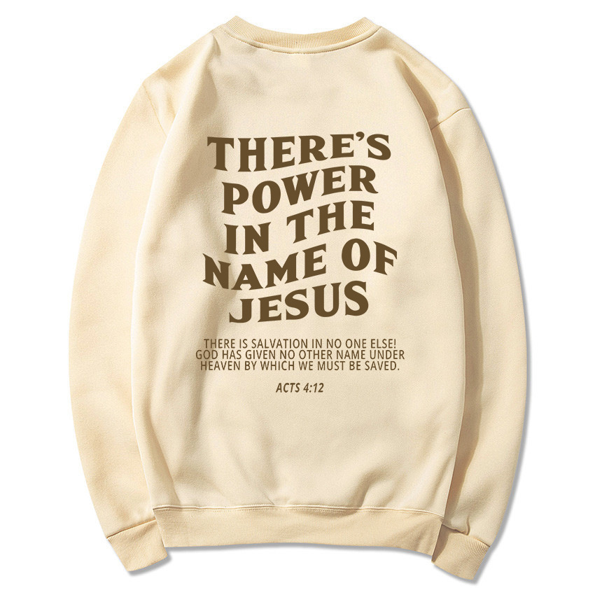Spring and Autumn Solid Color Polyester Round Neck Printed Women's Fleece Jacket Men's and Women's Loose Pullover Tops