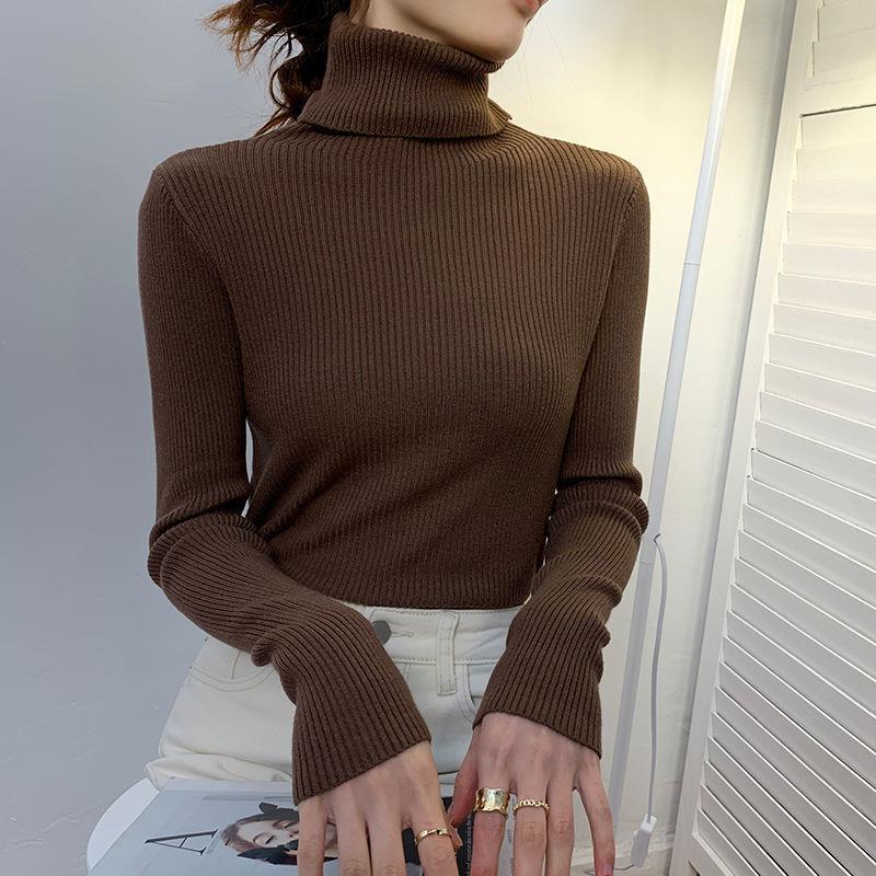 Dalang sweater factory direct sale large size turtleneck sweater women's new autumn and winter pullover long-sleeved bottoming shirt women's knitted sweater - Image 2