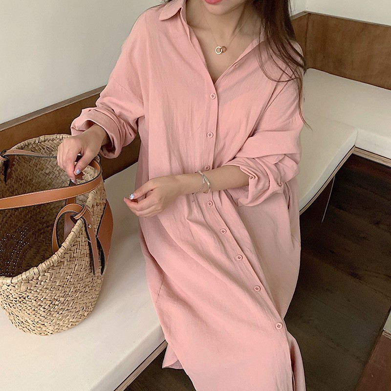 Same-day shipping. Women's cotton and linen white shirt, suitable for outerwear, 2026 style, loose fit, casual top, mid-length shirt. - Image 10