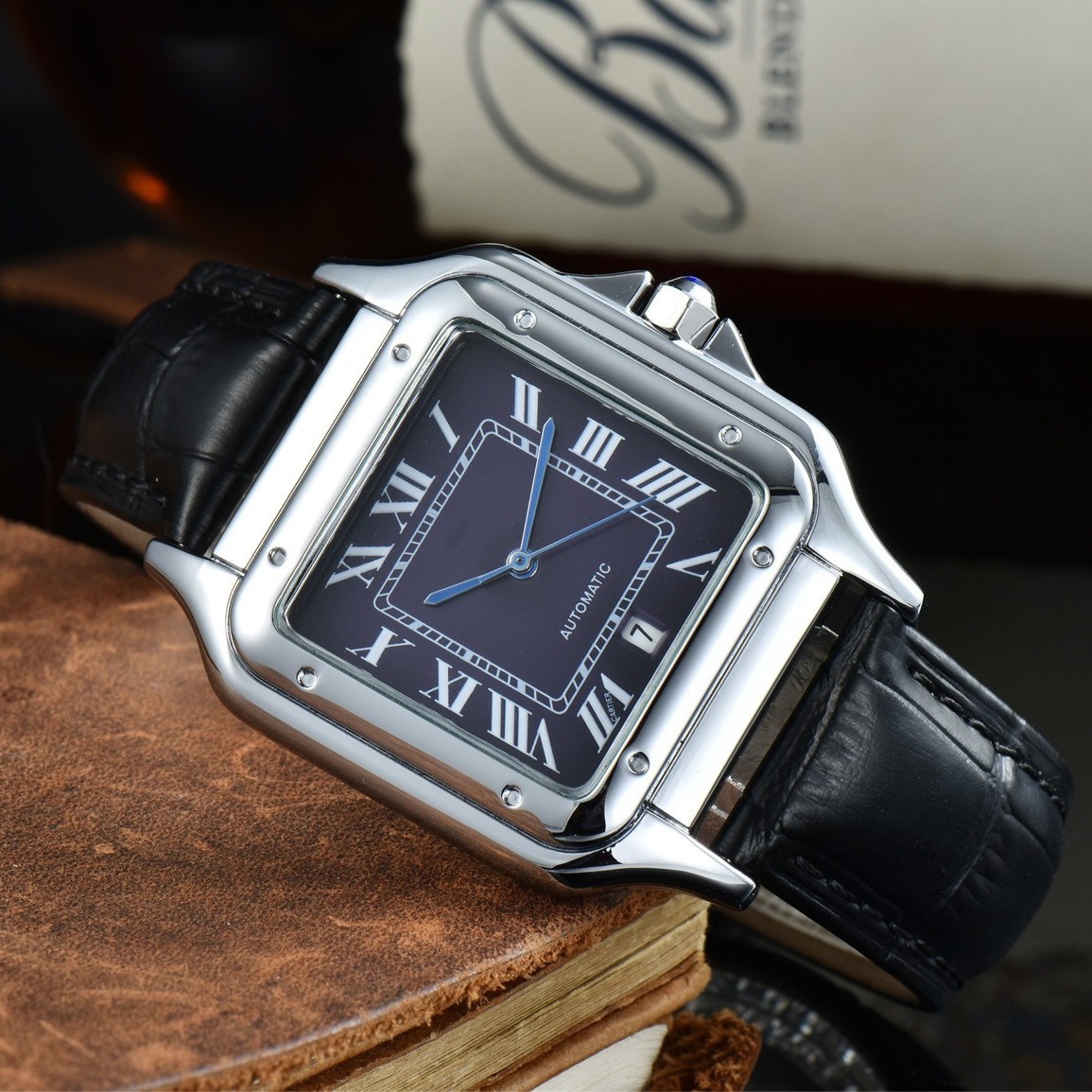 Foreign trade wish AliExpress Amazon Hot sale business men's belt watch factory direct sales one piece can be shipped - Image 2