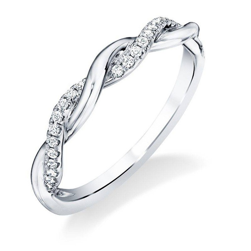 S925 Sterling Silver Braided Ring for Women, European and American Style, Simple Möbius Style, Index Finger Ring, Pinky Finger Jewelry Accessories - Image 5