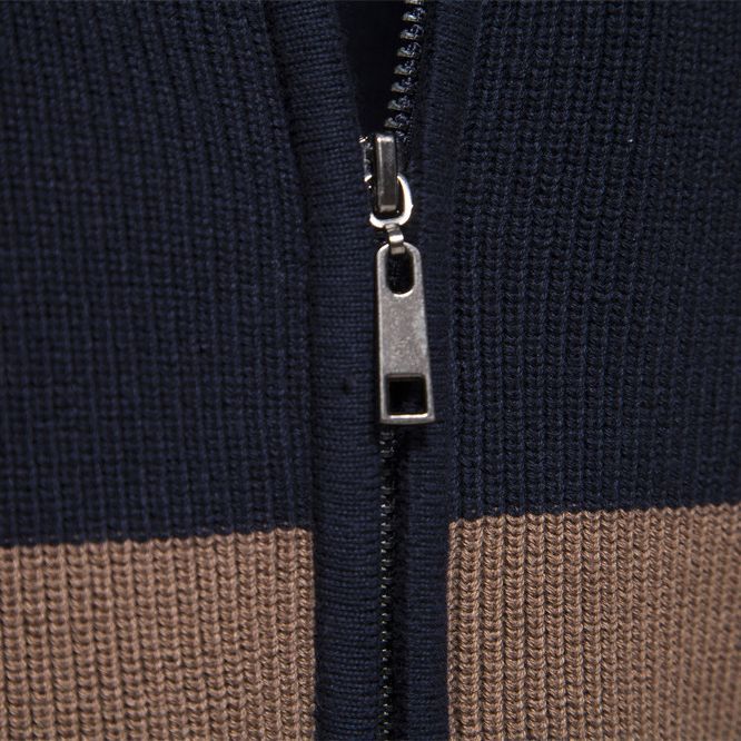 2024 new men's knitted sweater jacket European size cross-border autumn and winter sweater cardigan high quality trendy jacket for men - Image 4