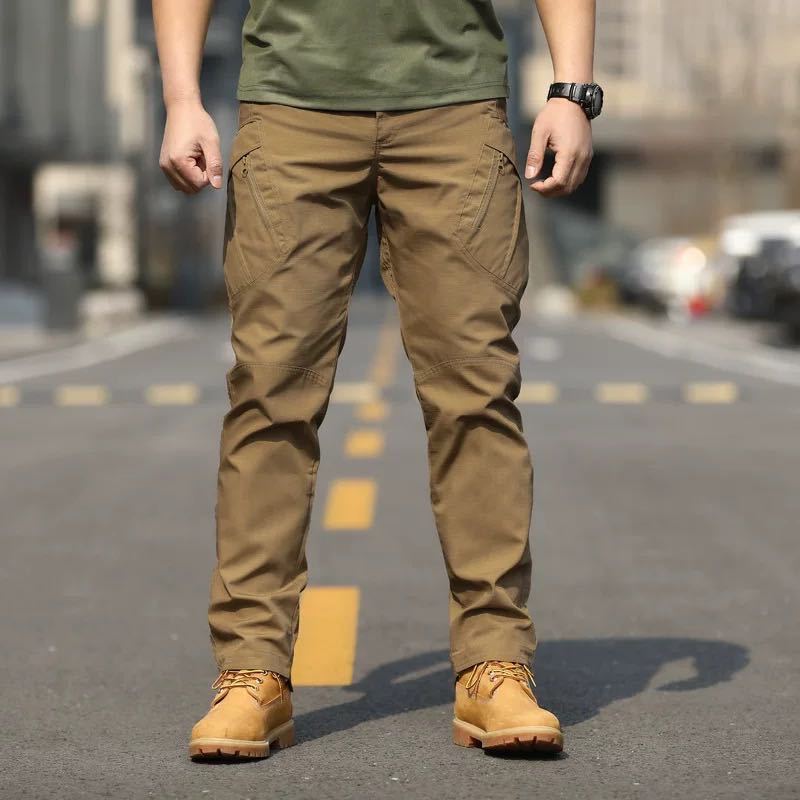 Sales of X9 plaid pants waterproof polyester cotton commuter instructor tactical pants a variety of colors camouflage casual outdoor plaid pants - Image 5