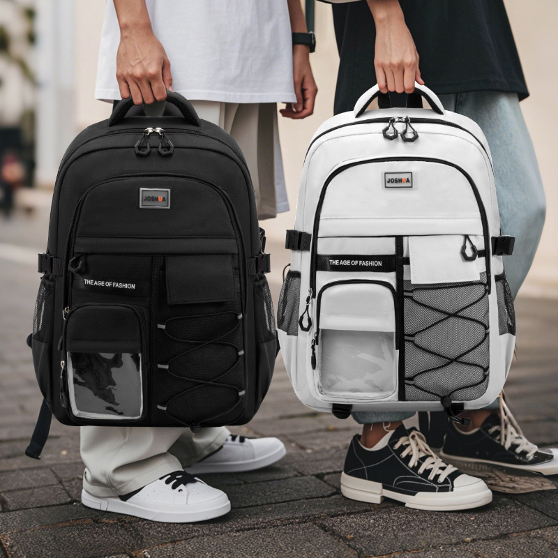 Casual, large-capacity, lightweight backpack for junior high school students, grades 6-9, popular online, drop shipping for elementary school children.