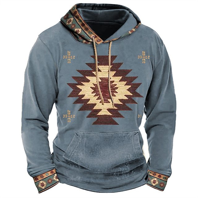 2023 new autumn European and American style sweatshirt retro 3D digital printing men's street trend hoodie top - Image 16